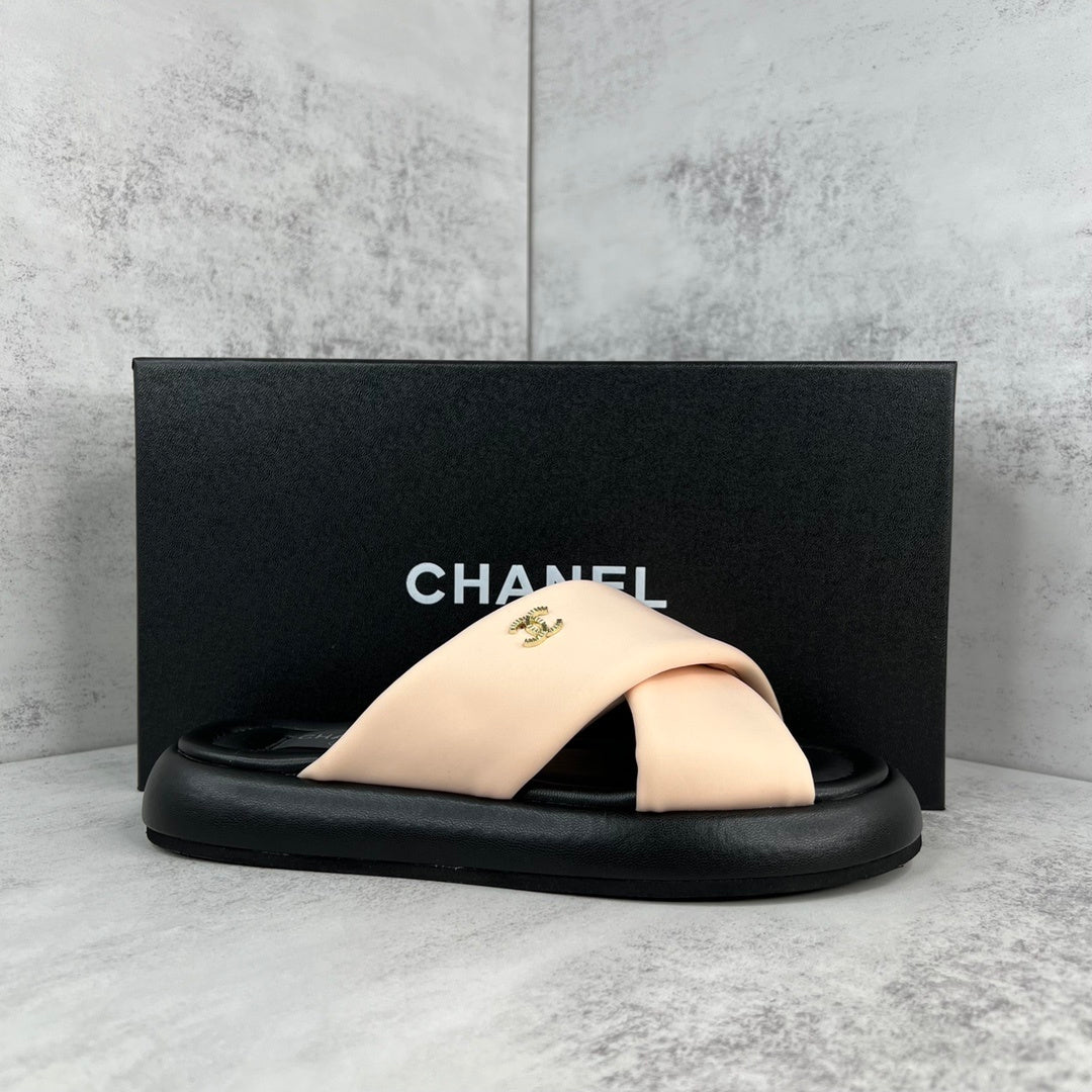 Chanel Slides "Black-Pink"