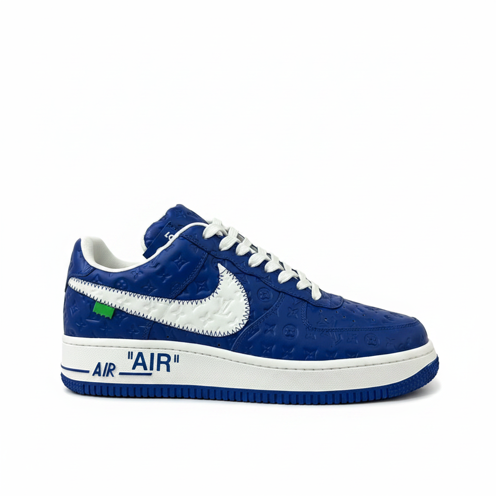 Louis Vuitton x Nike Air Force 1 "Blue"
