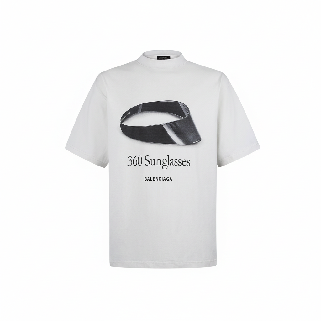Balenciaga 360 Sunglasses T-Shirt "White"