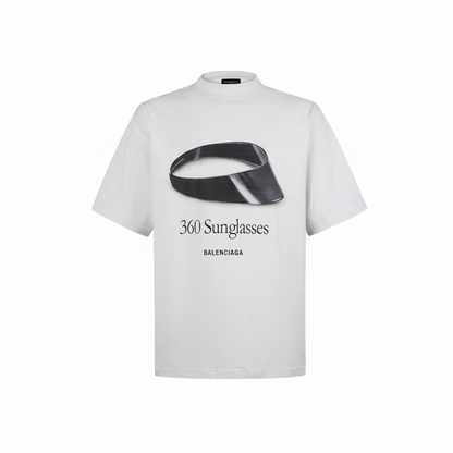 Balenciaga 360 Sunglasses T-Shirt "White"