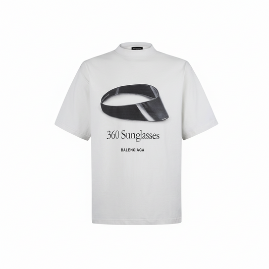 Balenciaga 360 Sunglasses T-Shirt "White"