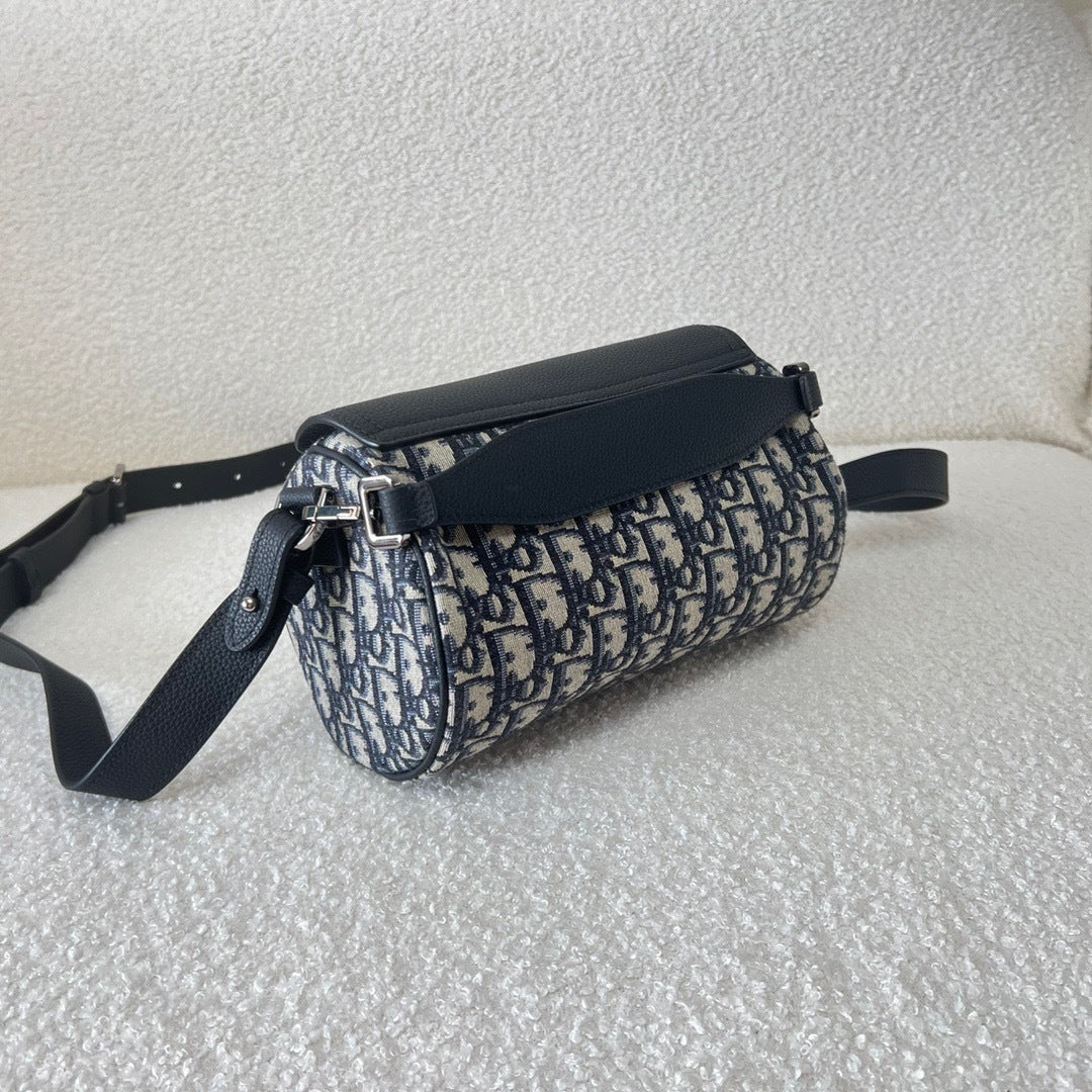 Dior Oblique Mini Roller Bag With Strap