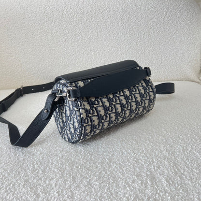 Dior Oblique Mini Roller Bag With Strap