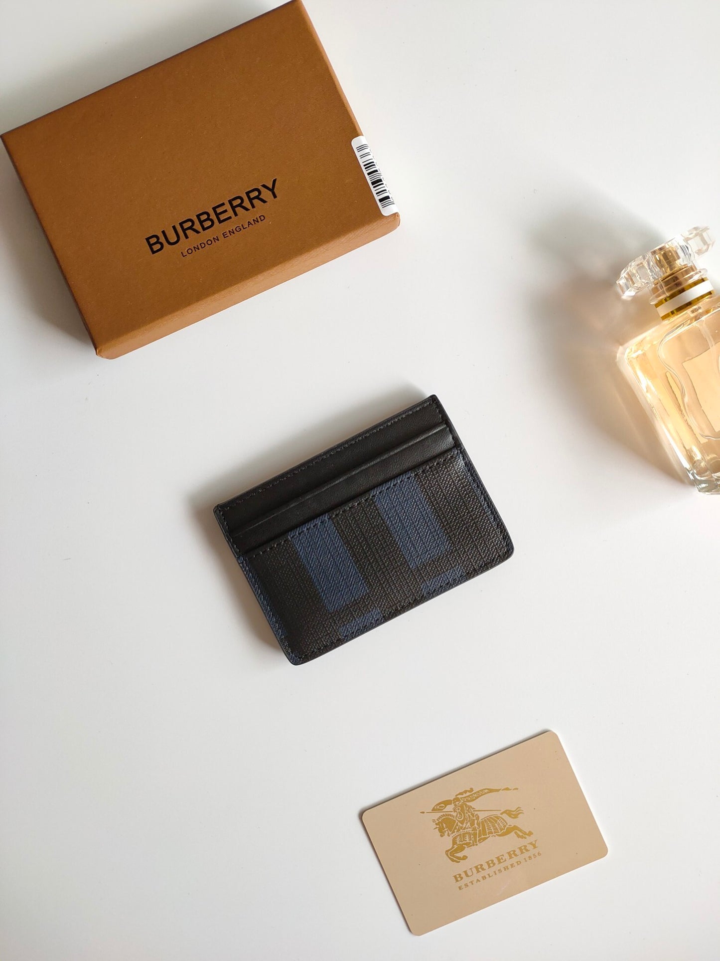 Burberry Check Card Case