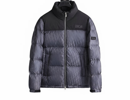 Dior Oblique Down Jacket "Blue-Black"