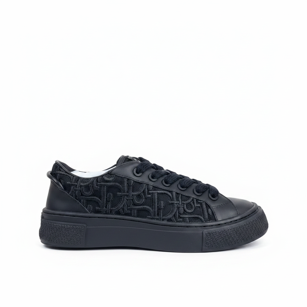 Dior B33 "Black Oblique Embroidery"