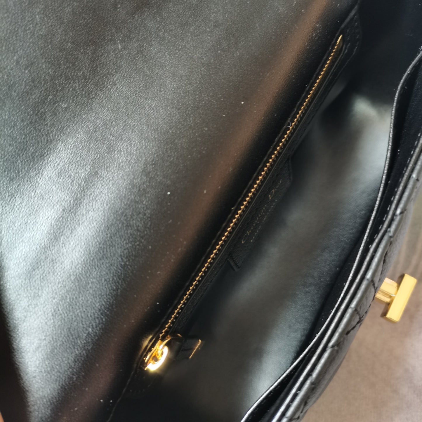 Dior Small Dior Caro Bag "Black Supple Cannage Calfskin"