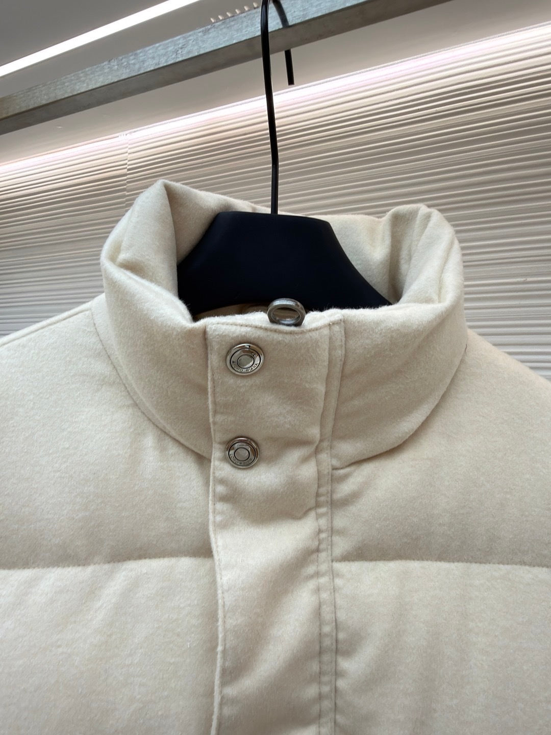 Loro Piana Cashmere Jools Puffer Jacket "White"
