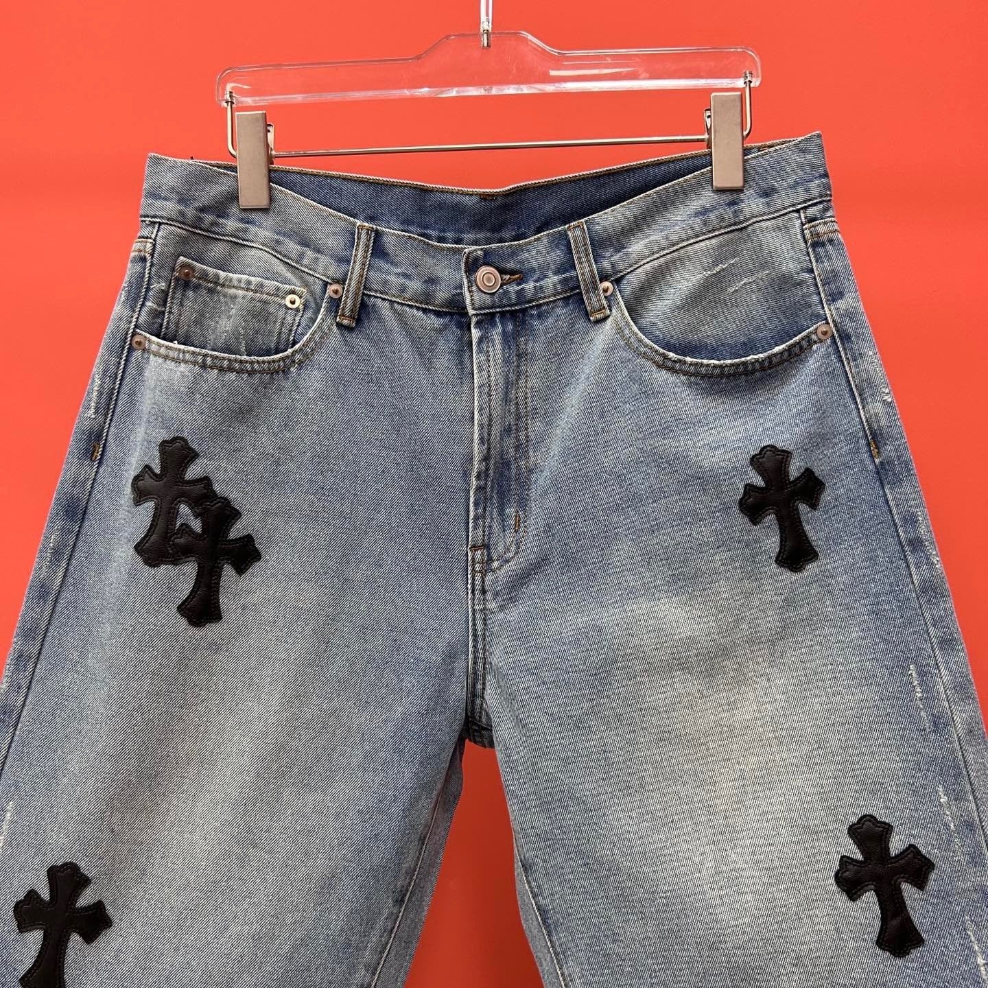 Chrome Hearts Denim Shorts