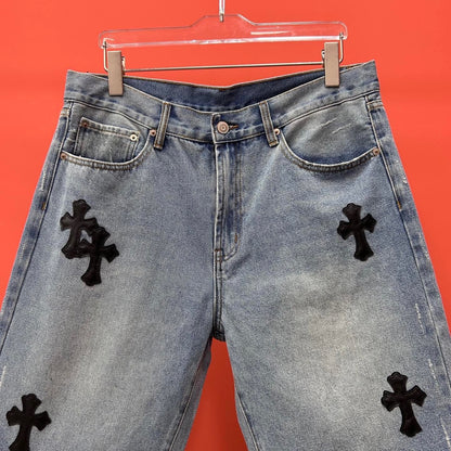 Chrome Hearts Denim Shorts
