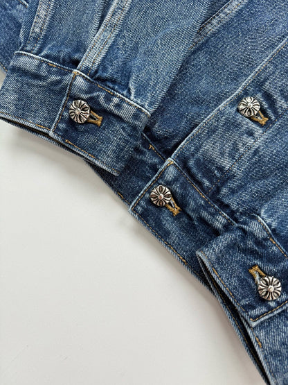 Chrome Hearts Cross Patches Denim Shirt