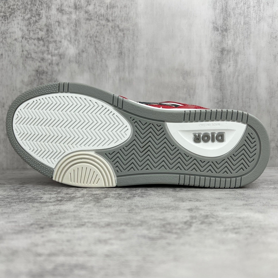 Dior B27 High-Top "White-Red-Beige"