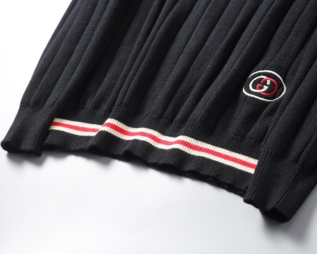 Gucci V-Neck Sweater "Black"