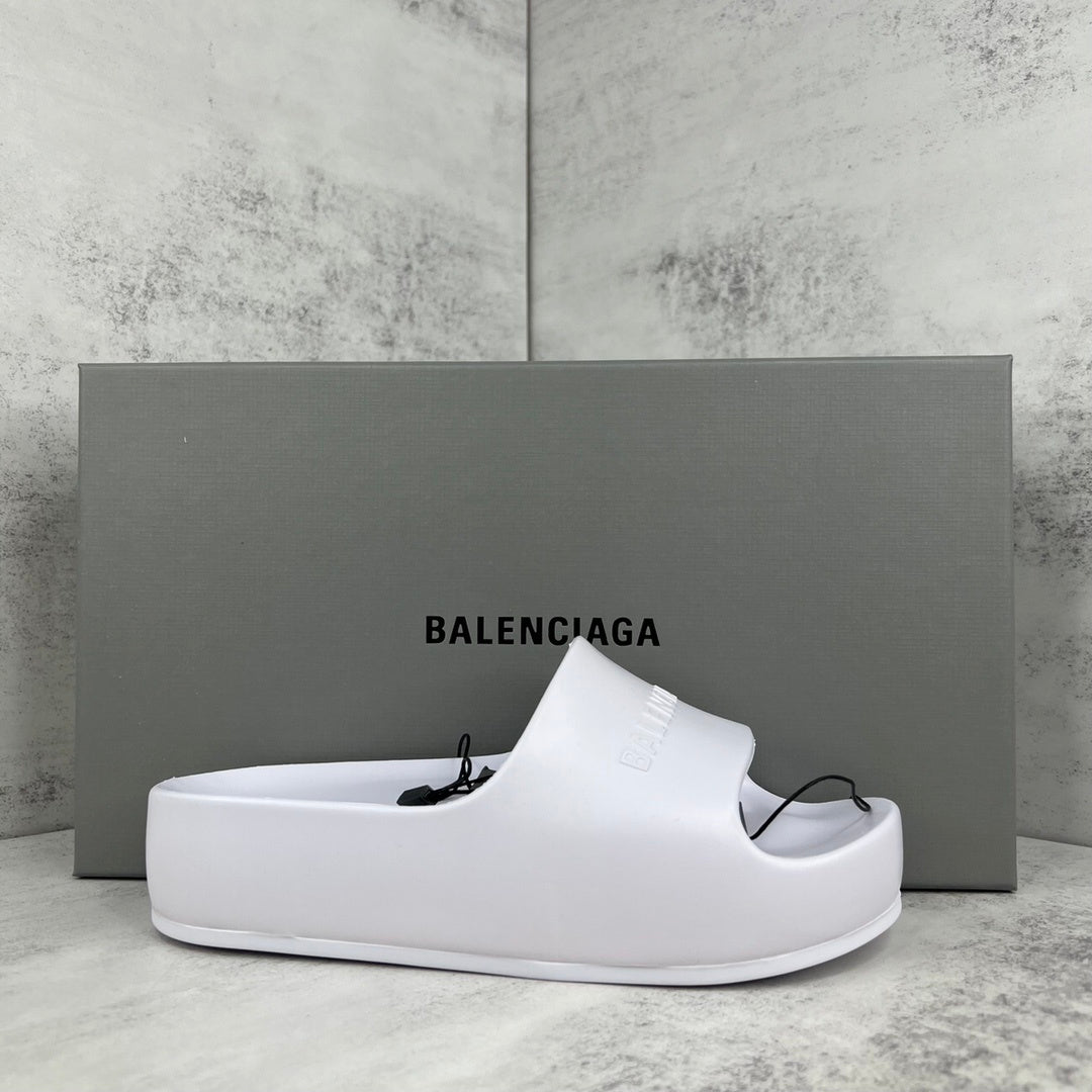 Balenciaga Chunky Slides "White"