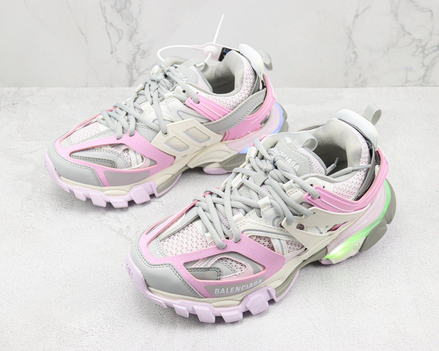 Balenciaga Track "White-Pink" LED