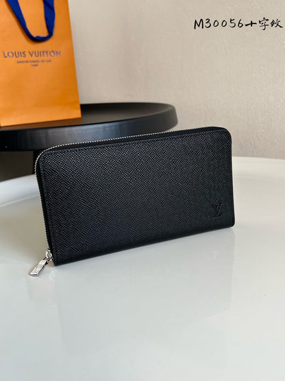 Louis Vuitton Zippy Wallet "Taiga Leather"