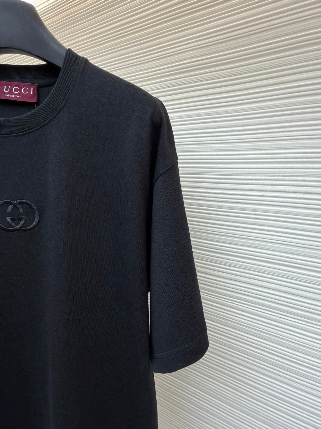 Gucci Cotton Jersey T-Shirt with Embroidery "Black"