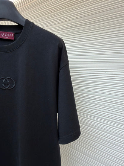 Gucci Cotton Jersey T-Shirt with Embroidery "Black"