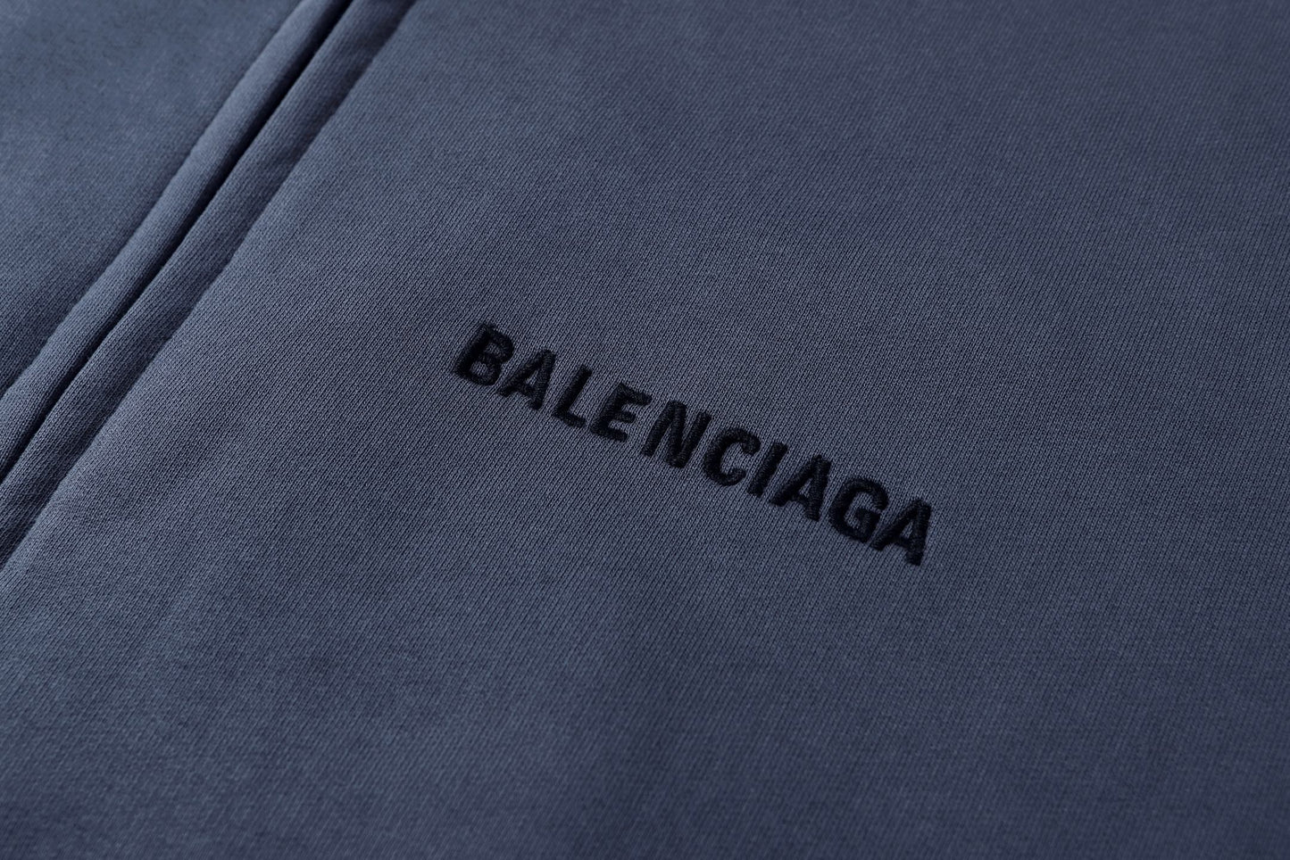 Balenciaga Balenciaga Back Zip-up Hoodie "Blue-Black"