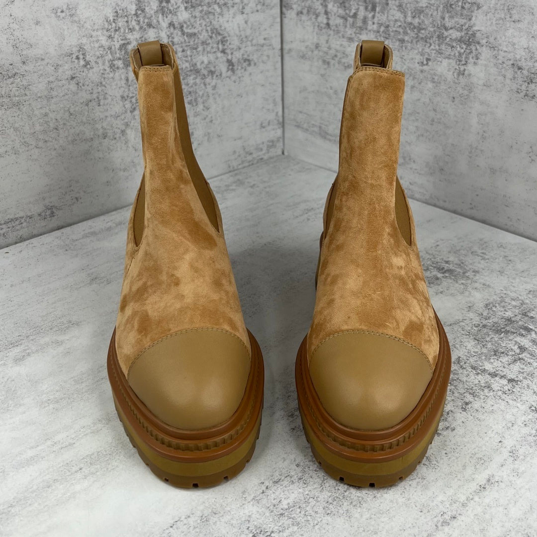 Chanel Chelsea Boots "Camel Brown"