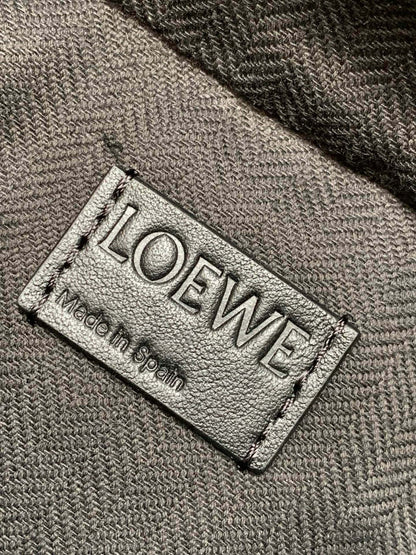 Loewe Mini Crossbody Camera Bag in Satin Calfskin "Black"