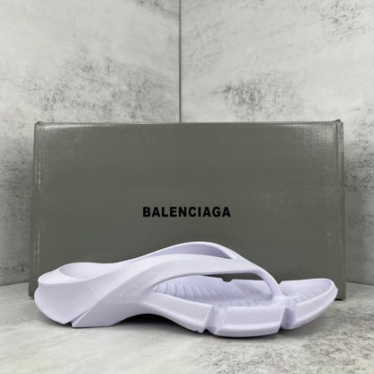 Balenciaga Mold Thong Flip-Flops "White"