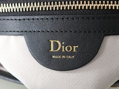 Dior Jett Mini Messenger Bag with Flap "Dior Oblique in Brown Jacquard"