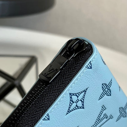 Louis Vuitton Zippy Wallet "Shadow Leather"