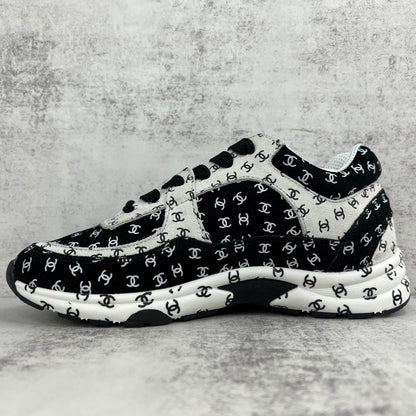 Chanel 22A "Black-White All Over Logo"