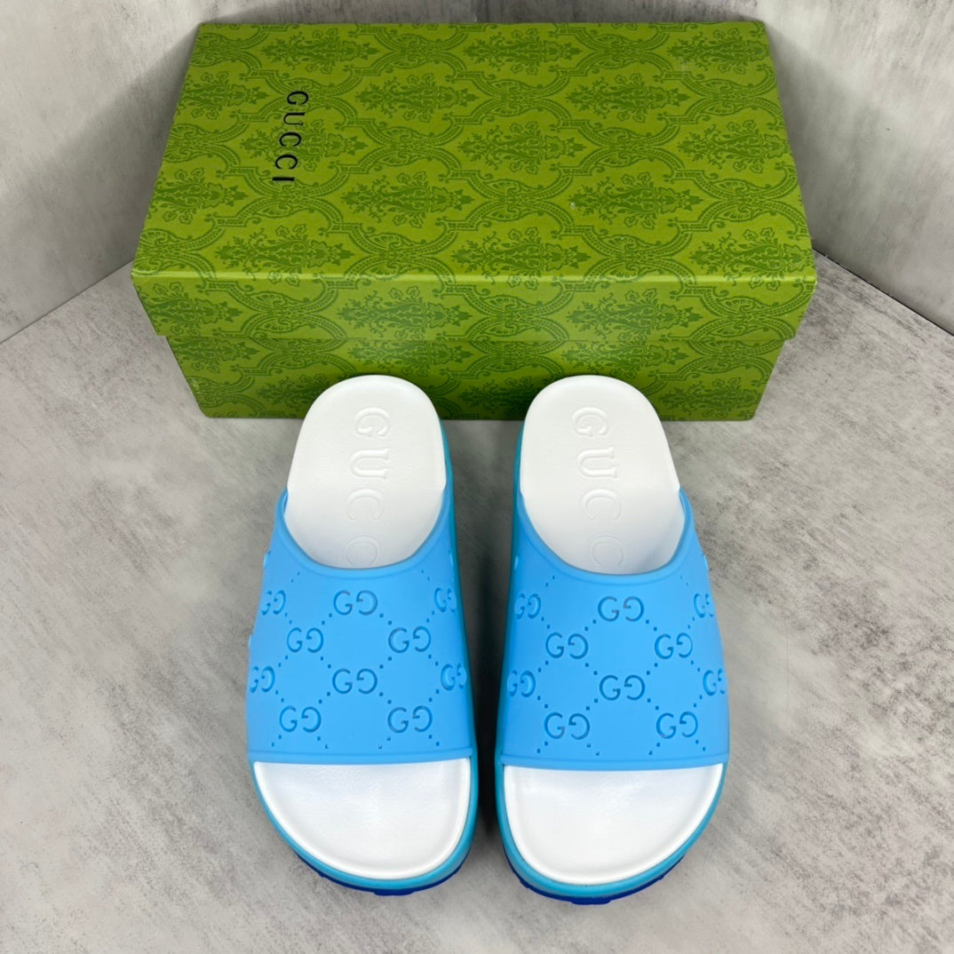 Gucci Slides "Blue-White"
