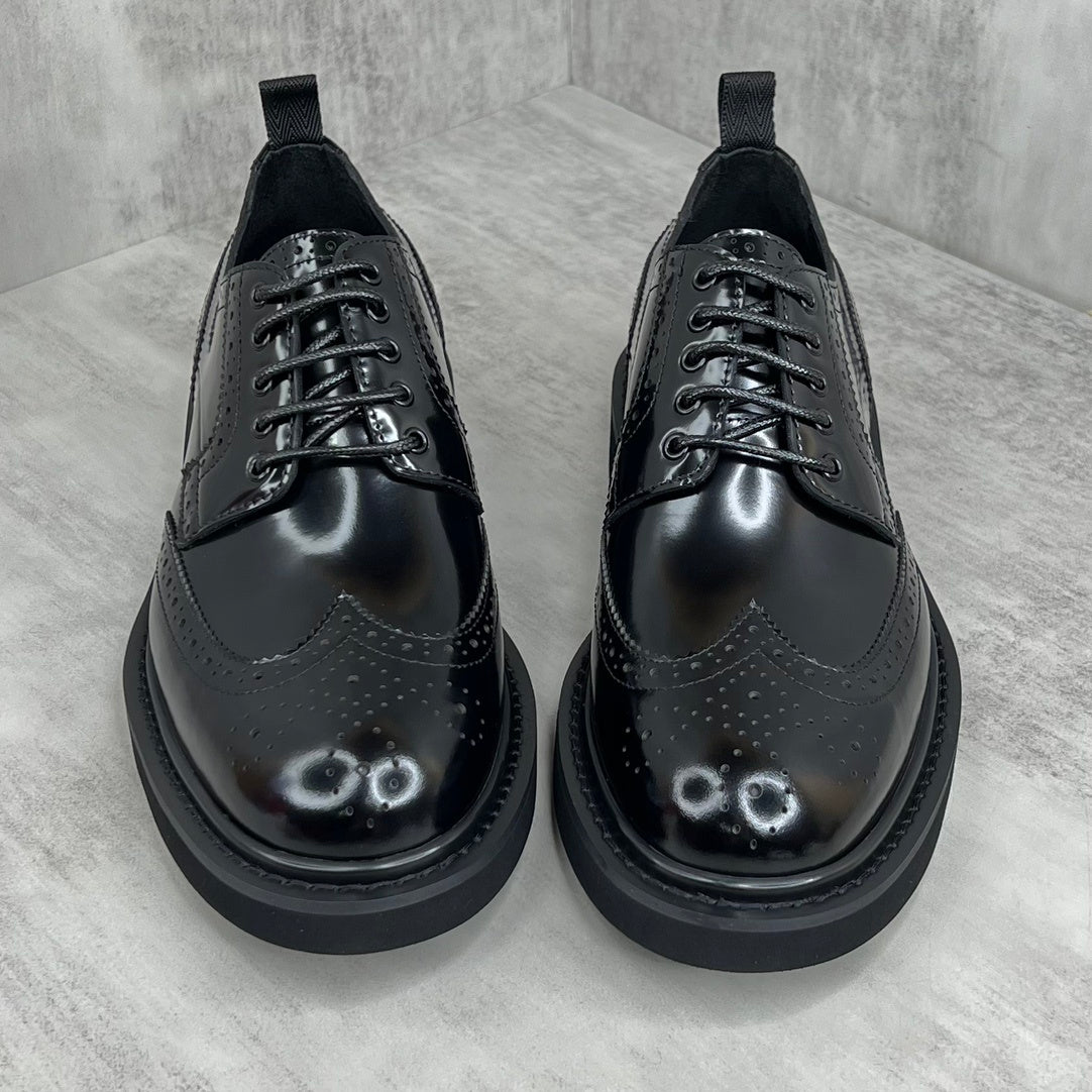 Dior Leather Oxford Shoes "Black"