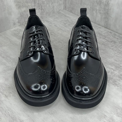 Dior Leather Oxford Shoes "Black"
