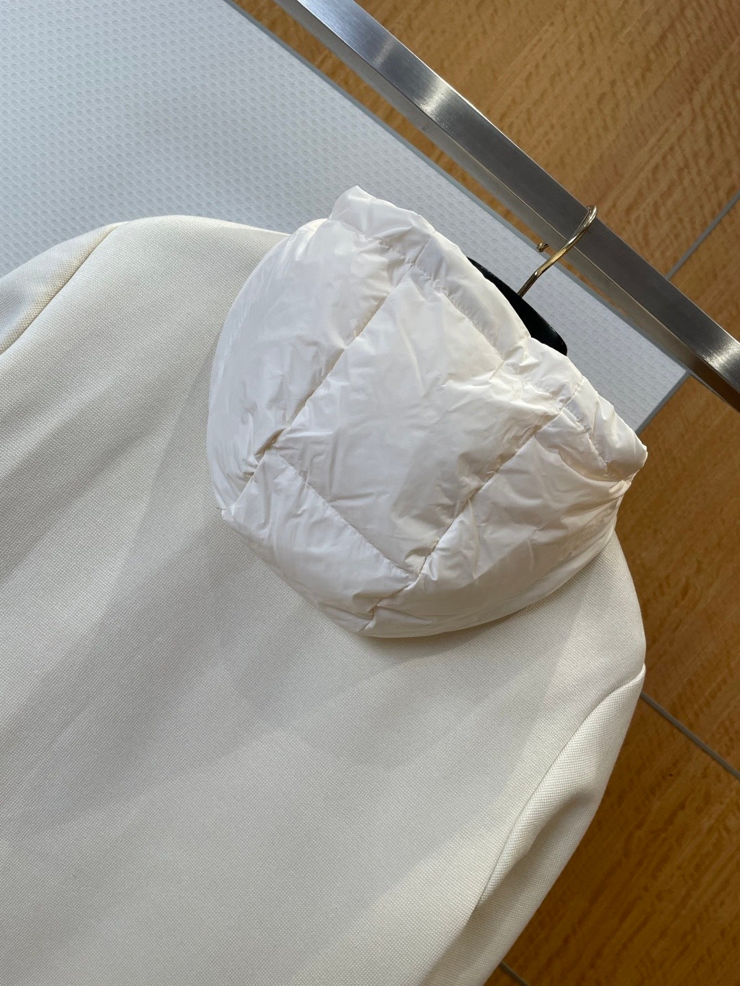 Moncler Hybrid Down Jacket "White"