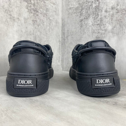 Dior B33 "Black Oblique Embroidery"