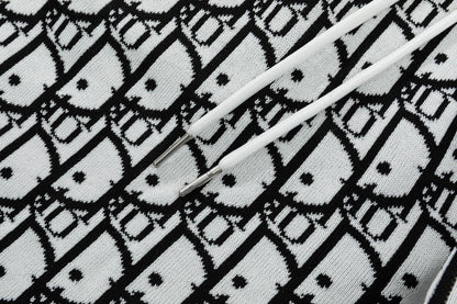 Dior Monogoram Shorts "White-Black"