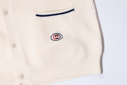 Gucci Cardigan "White-Black-Red"