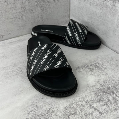 Balenciaga Slides "Black-White"