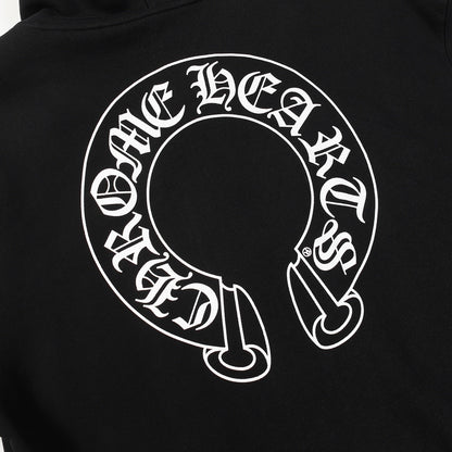Chrome Hearts Zip-Up Hoodie "Black-White"