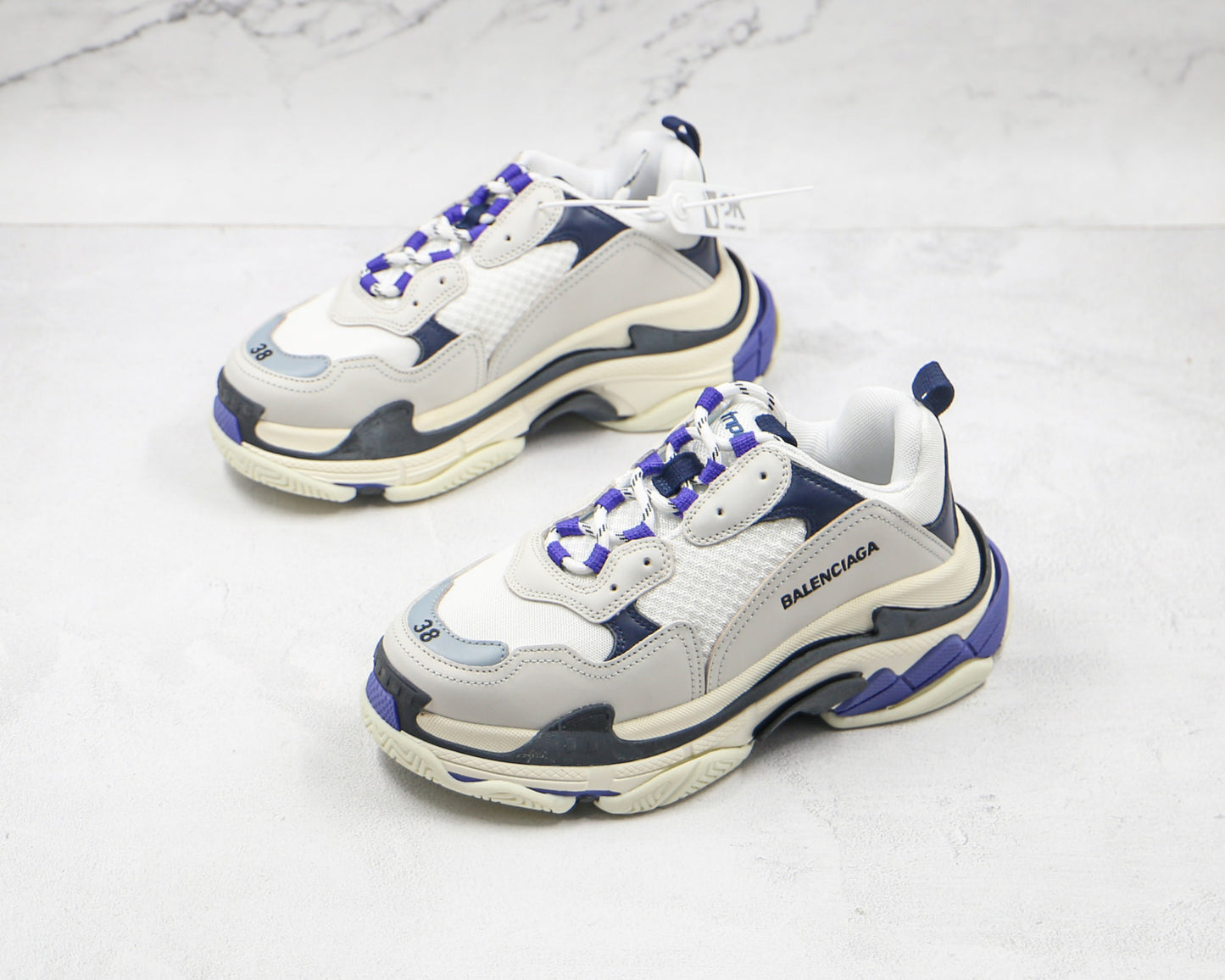 Balenciaga Triple S "White-Purple"