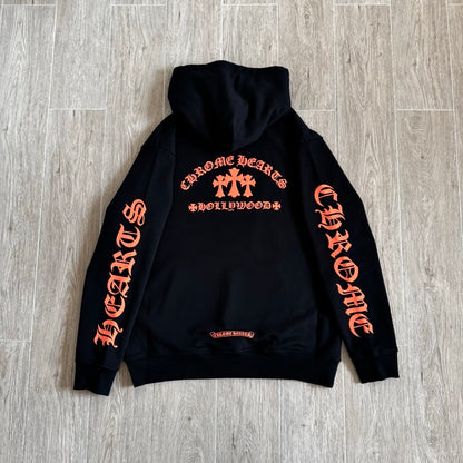 Chrome Hearts Hoodie "Black-Orange"