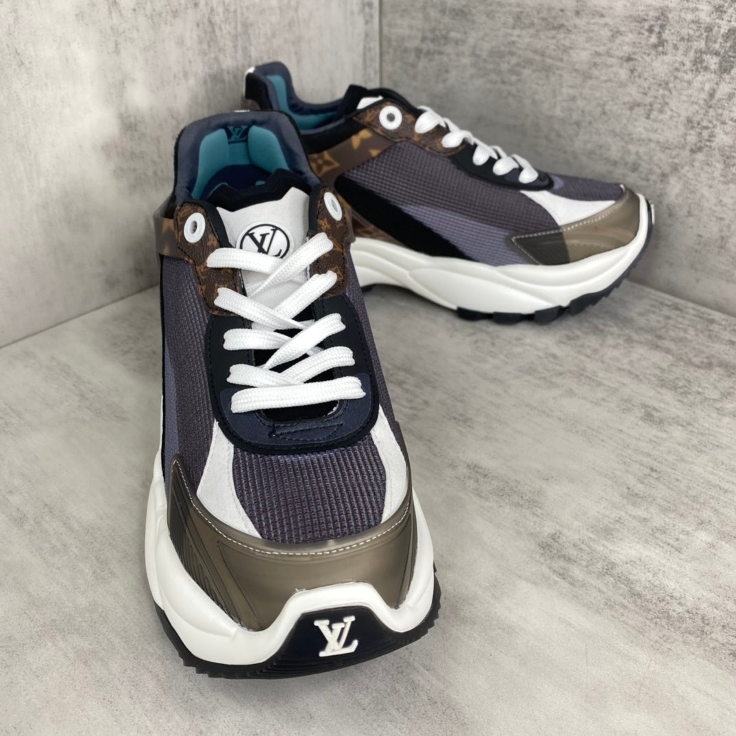 Louis Vuitton Run 55 "White-Black-Beige"