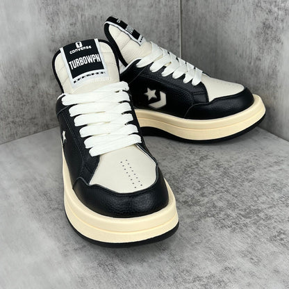 Rick Owens x Converse TURBOWPN Low "Black-White"