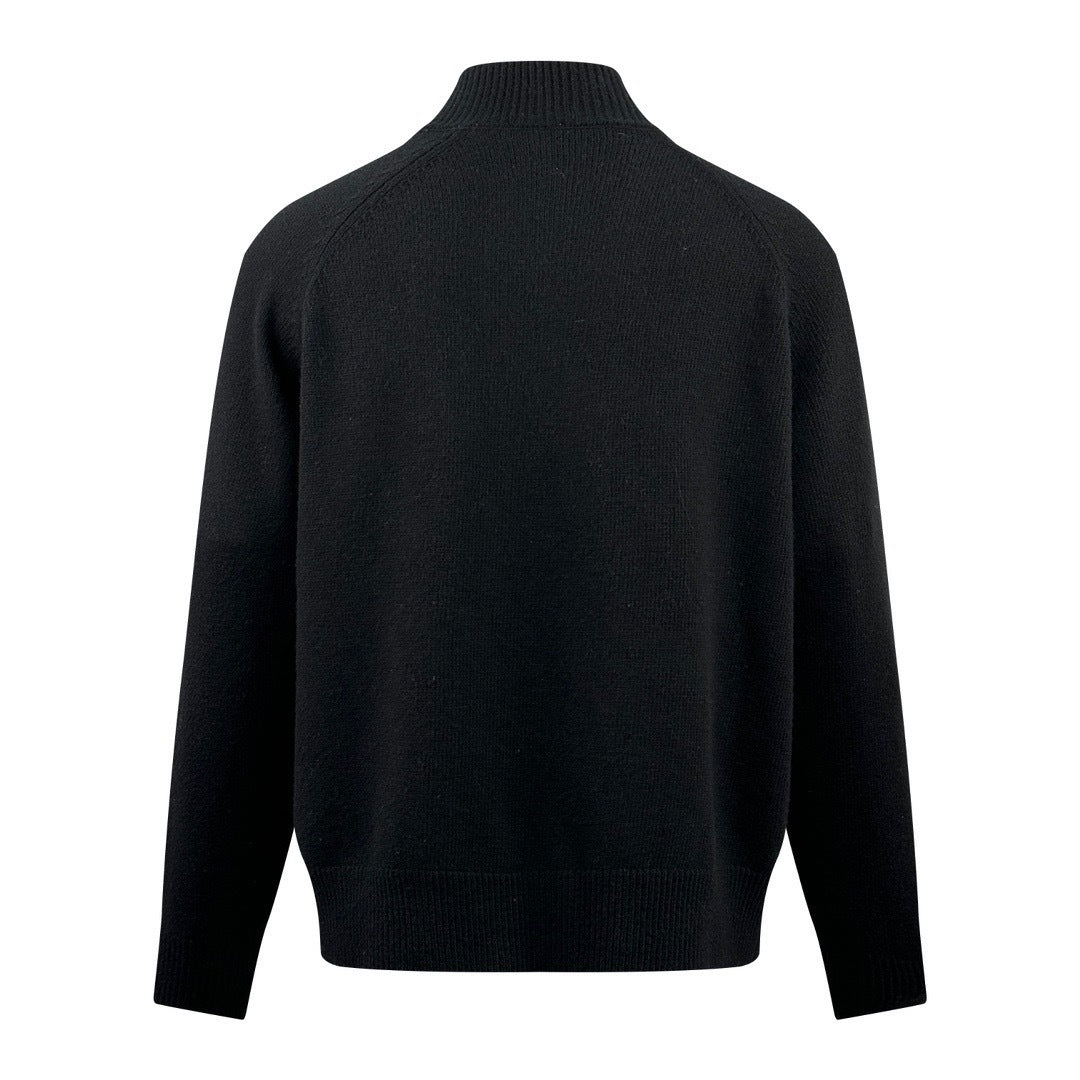 Burberry B Shield Wool Blend Bomber Jacket "Black"