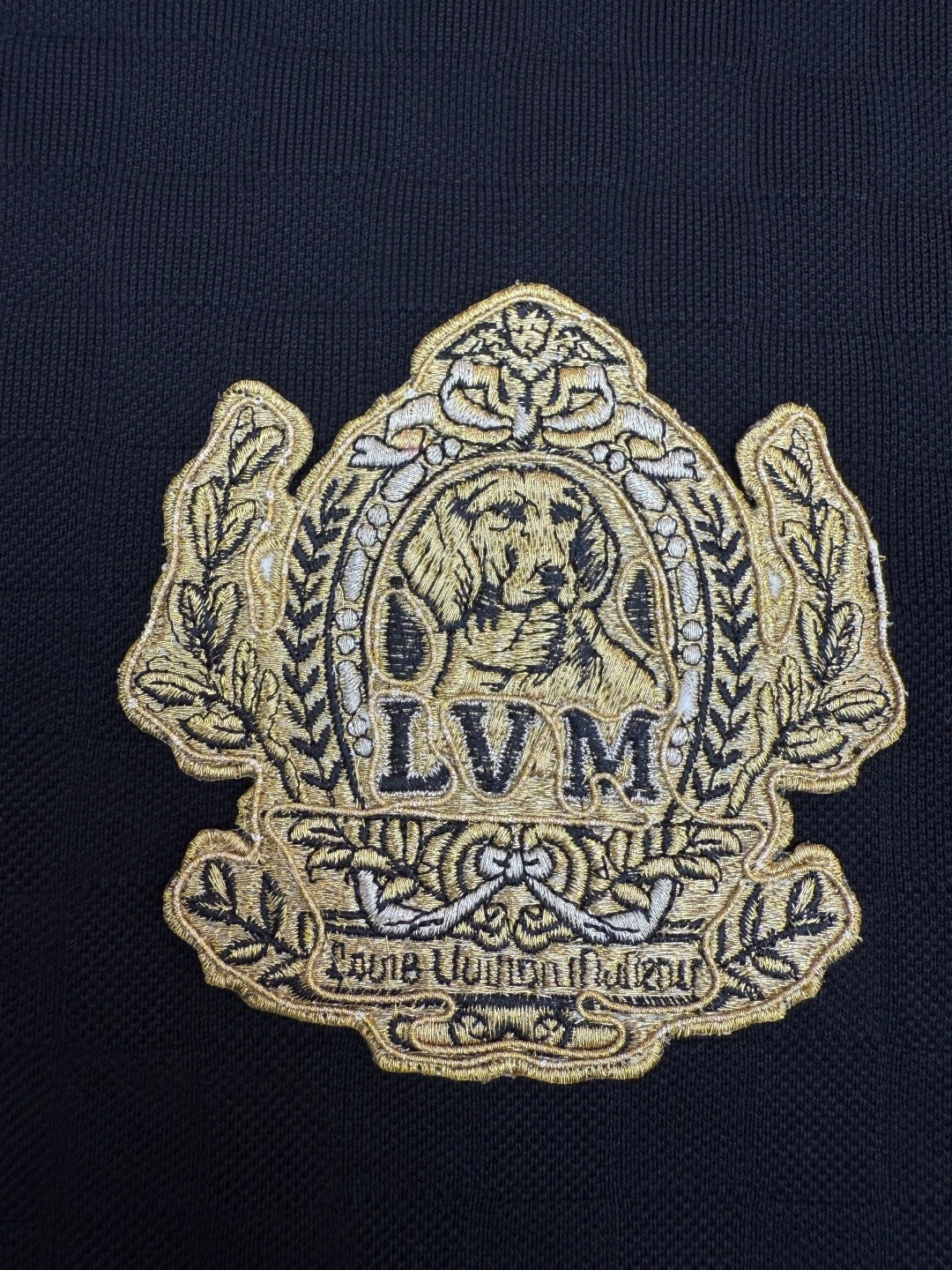 Louis Vuitton Signature Patch Cotton T-Shirt "Black"