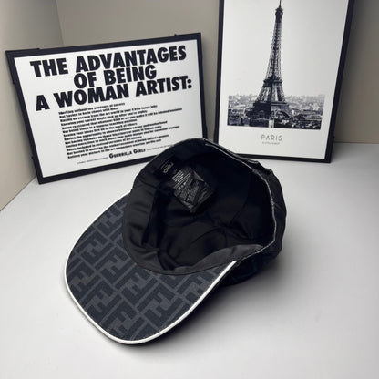 Fendi FF Cotton Baseball Cap