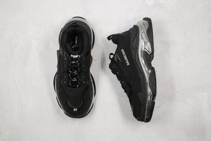 Balenciga Triple S "Black-Silver"