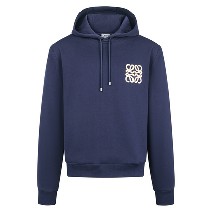 Loewe Cotton Hoodie "Navy Blue"