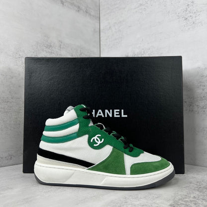 Chanel 22P High-Top "White-Green"