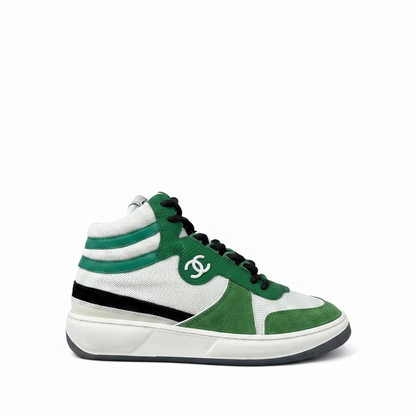 Chanel 22P High-Top "White-Green"