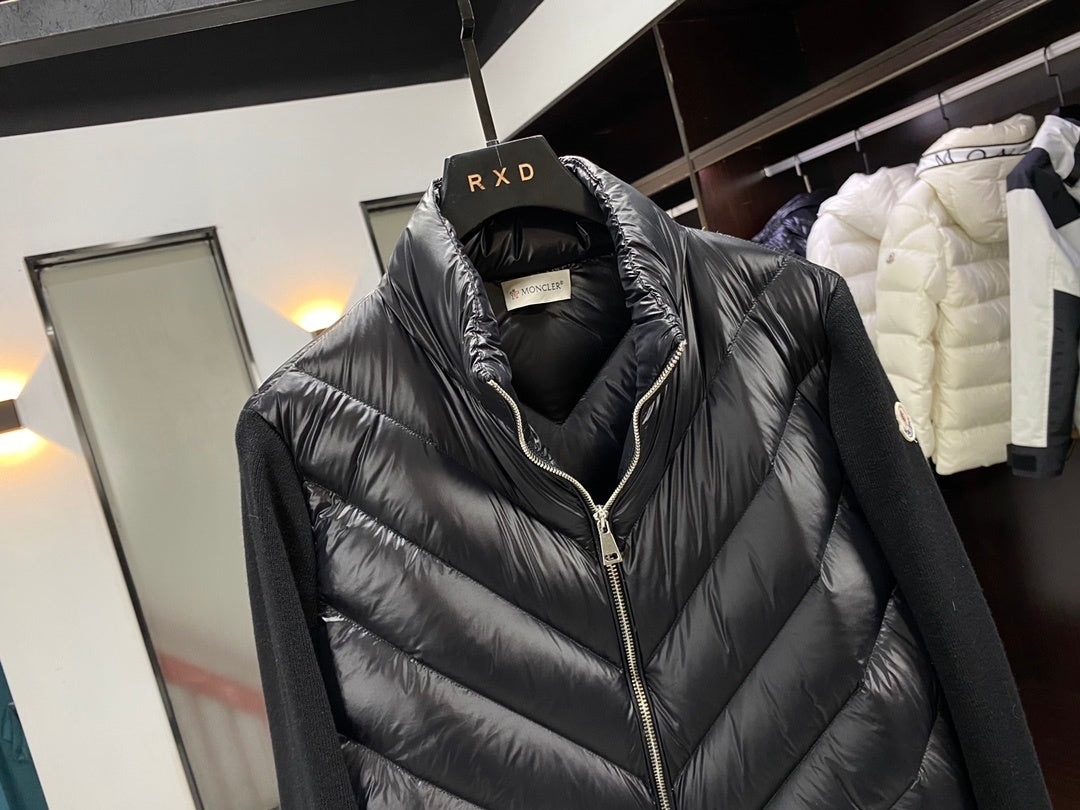 Moncler Hybrid Down Top "Black"